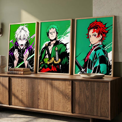 Japanese Anime Wall Art Paintings for Living Room Bedroom
