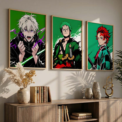 Japanese Anime Wall Art Paintings for Living Room Bedroom