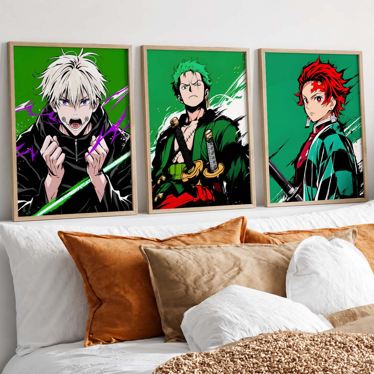 Japanese Anime Wall Art Paintings for Living Room Bedroom