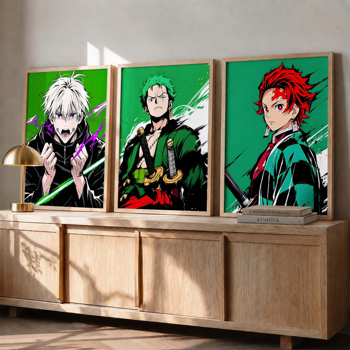 Japanese Anime Wall Art Paintings for Living Room Bedroom
