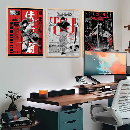 Japanese Anime Wall Art Paintings for Living Room Bedroom