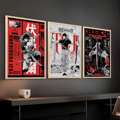 Japanese Anime Wall Art Paintings for Living Room Bedroom