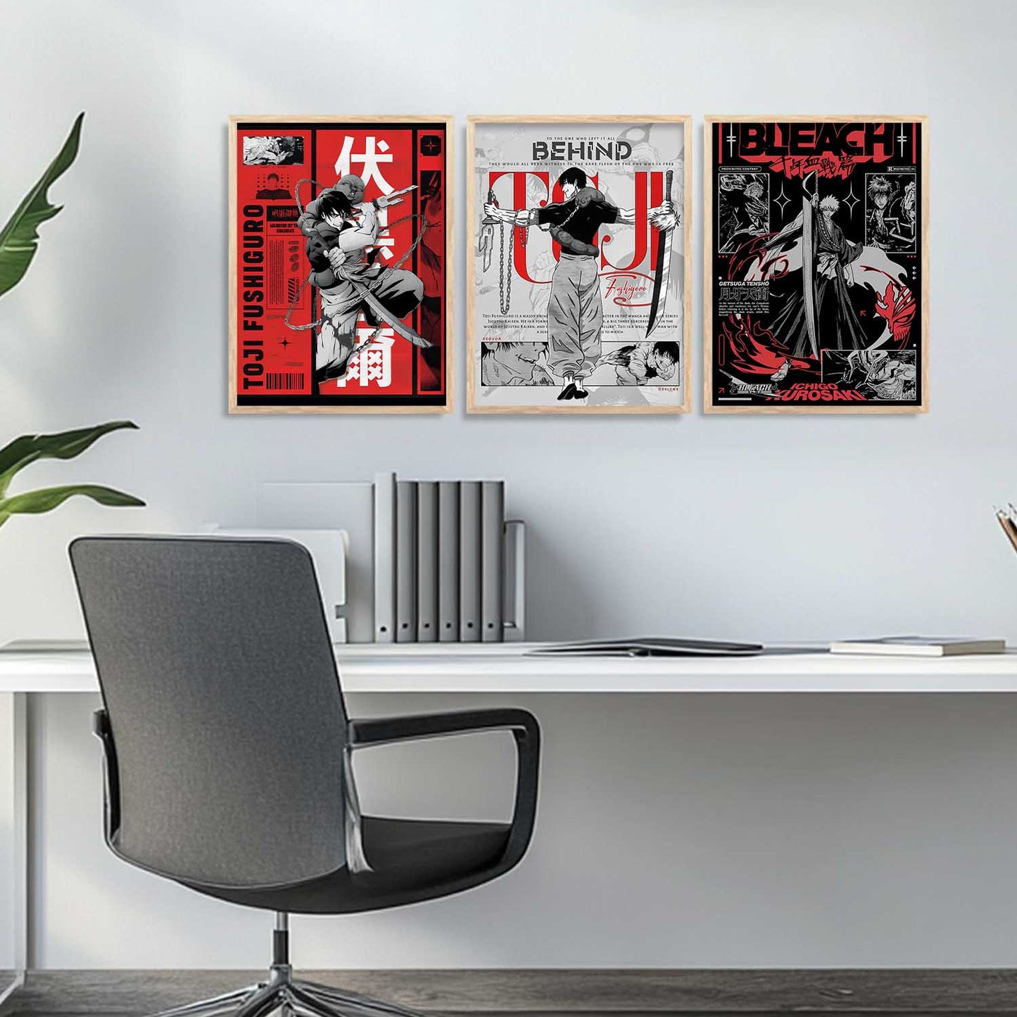 Japanese Anime Wall Art Paintings for Living Room Bedroom