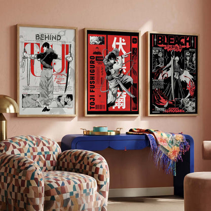 Japanese Anime Wall Art Paintings for Living Room Bedroom