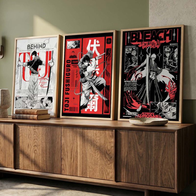 Japanese Anime Wall Art Paintings for Living Room Bedroom