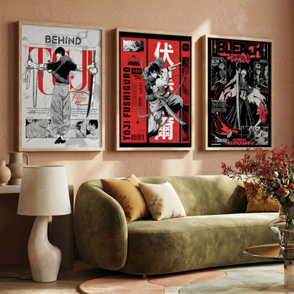 Japanese Anime Wall Art Paintings for Living Room Bedroom