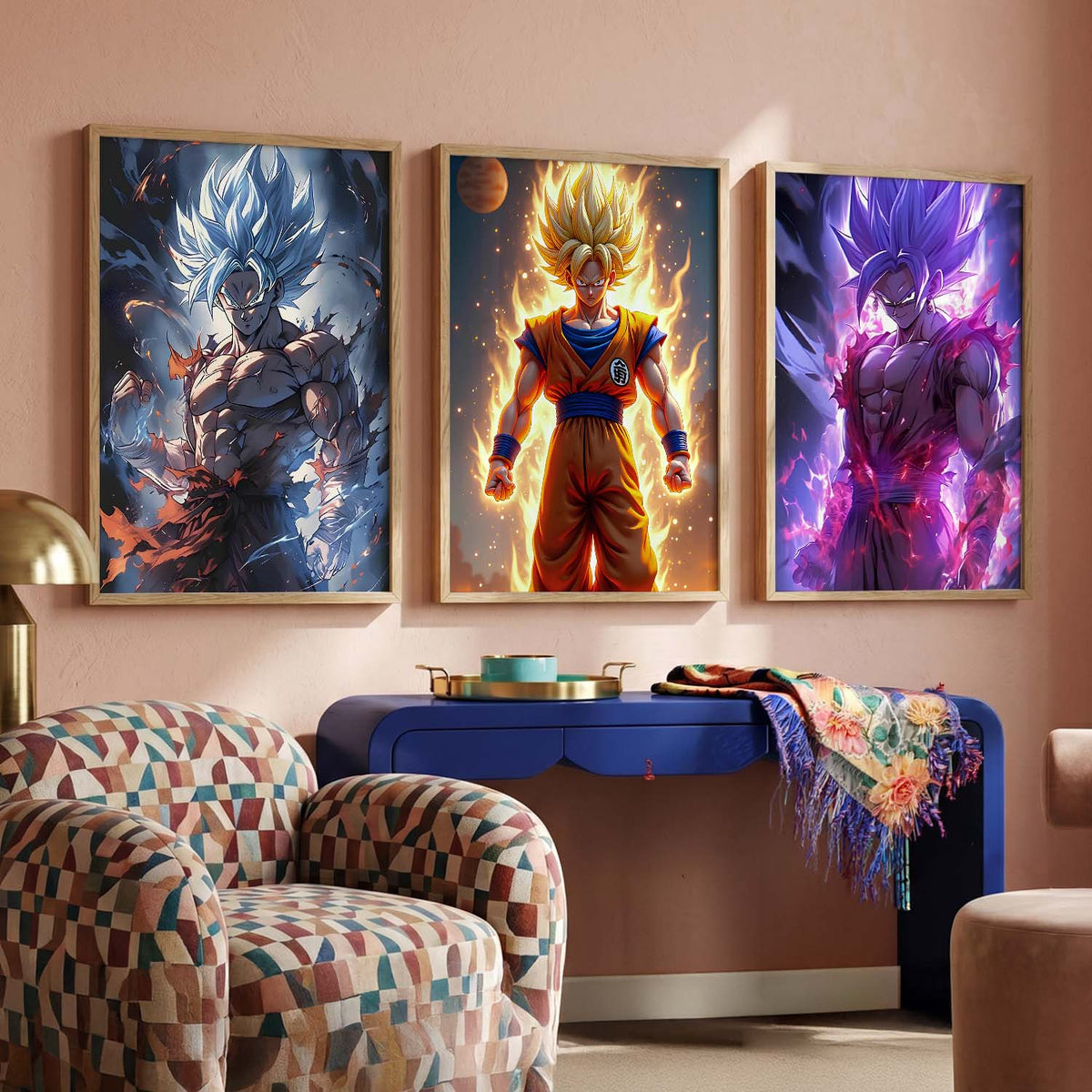 Japanese Anime Wall Art Paintings for Living Room Bedroom
