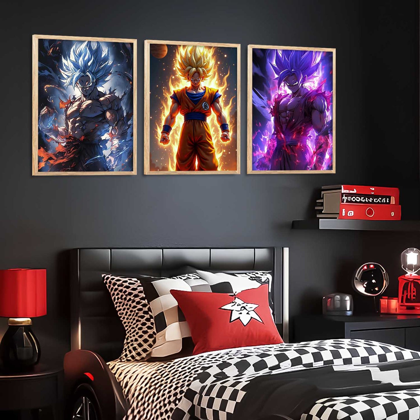 Japanese Anime Wall Art Paintings for Living Room Bedroom