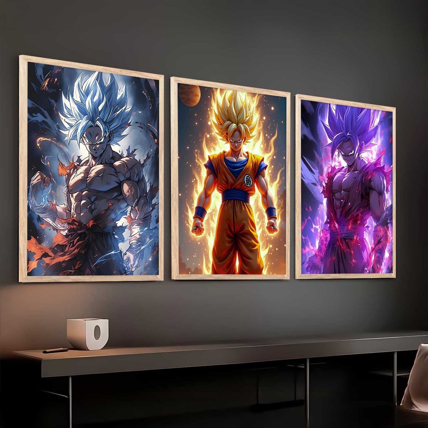 Japanese Anime Wall Art Paintings for Living Room Bedroom