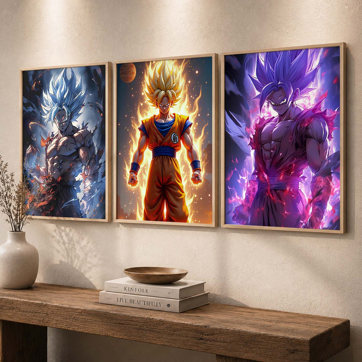 Japanese Anime Wall Art Paintings for Living Room Bedroom