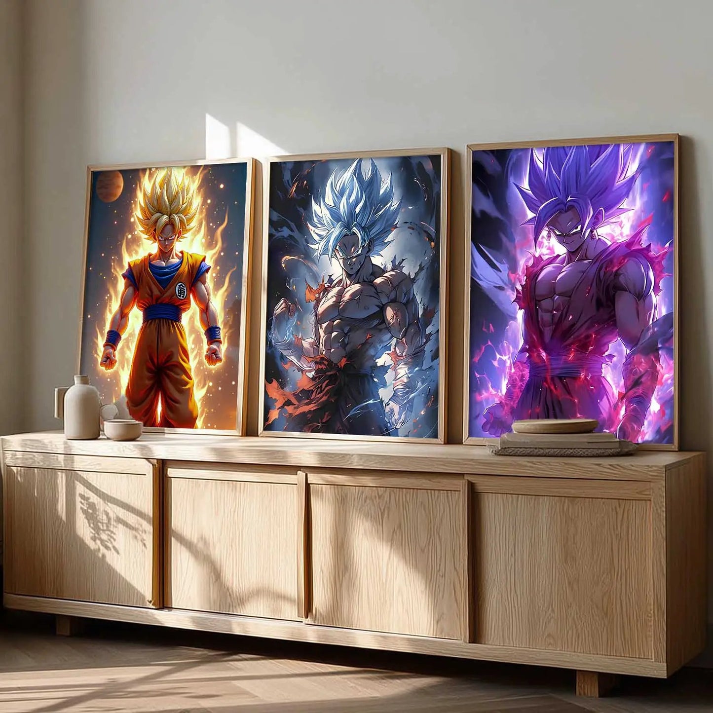 Japanese Anime Wall Art Paintings for Living Room Bedroom