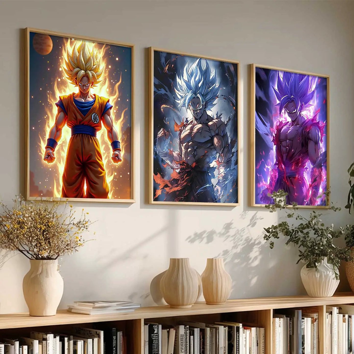 Japanese Anime Wall Art Paintings for Living Room Bedroom