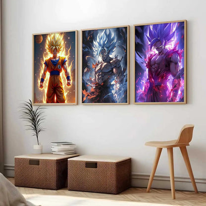Japanese Anime Wall Art Paintings for Living Room Bedroom