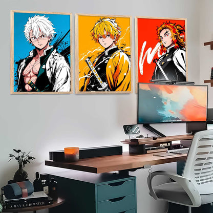 Japanese Anime Wall Art Paintings for Living Room Bedroom