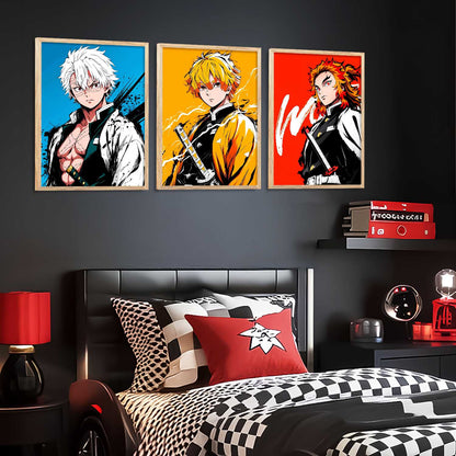 Japanese Anime Wall Art Paintings for Living Room Bedroom