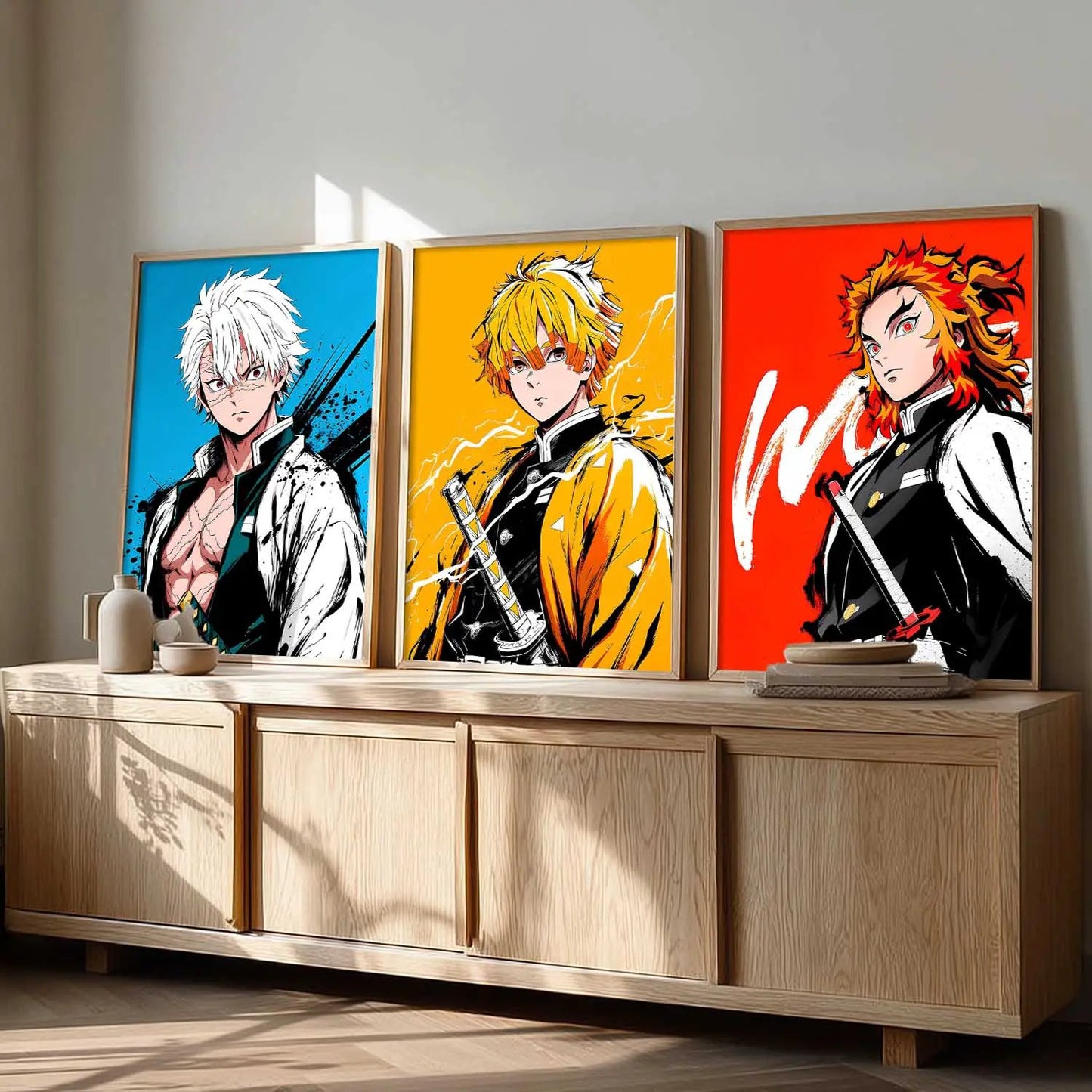 Japanese Anime Wall Art Paintings for Living Room Bedroom