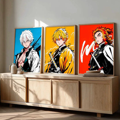 Japanese Anime Wall Art Paintings for Living Room Bedroom