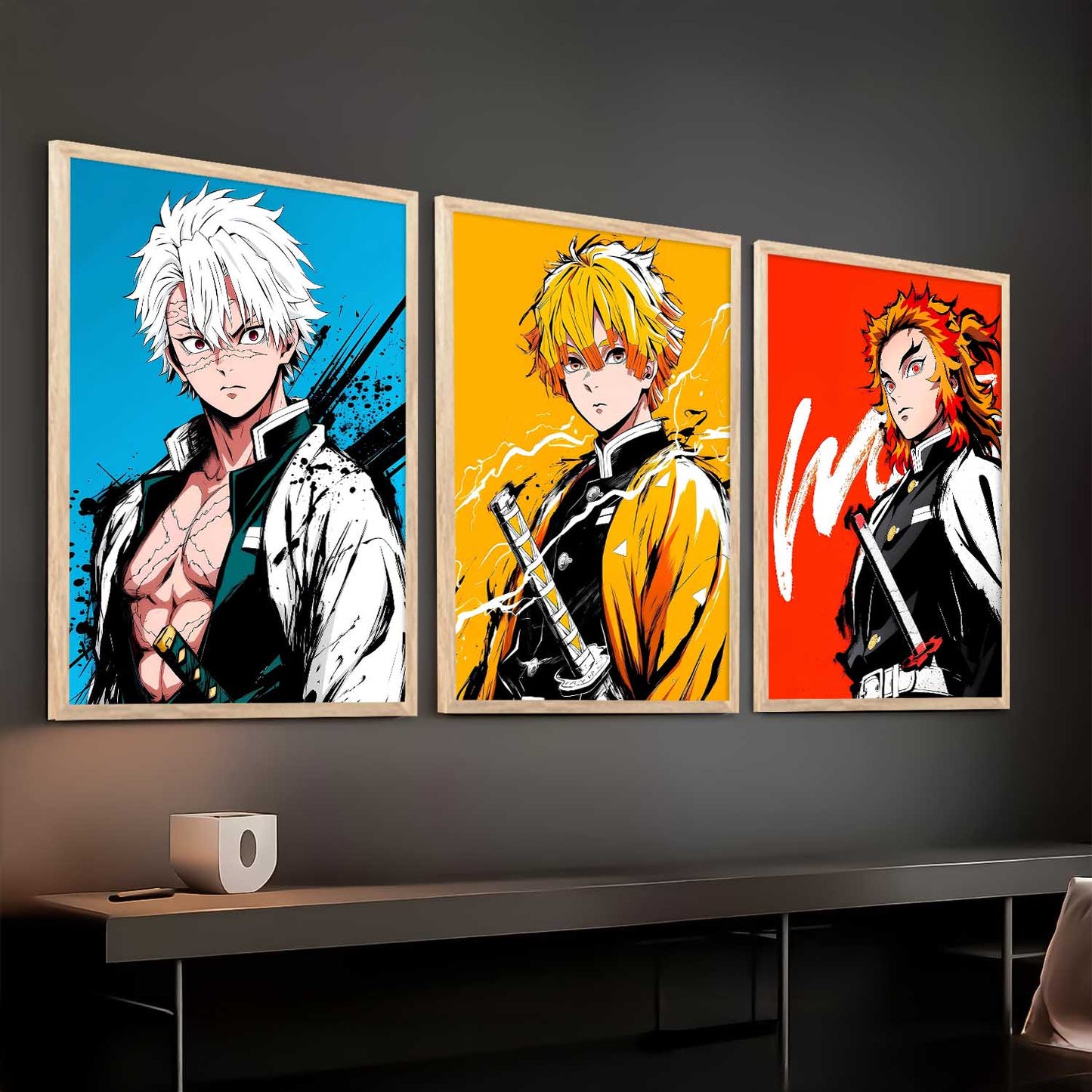Japanese Anime Wall Art Paintings for Living Room Bedroom