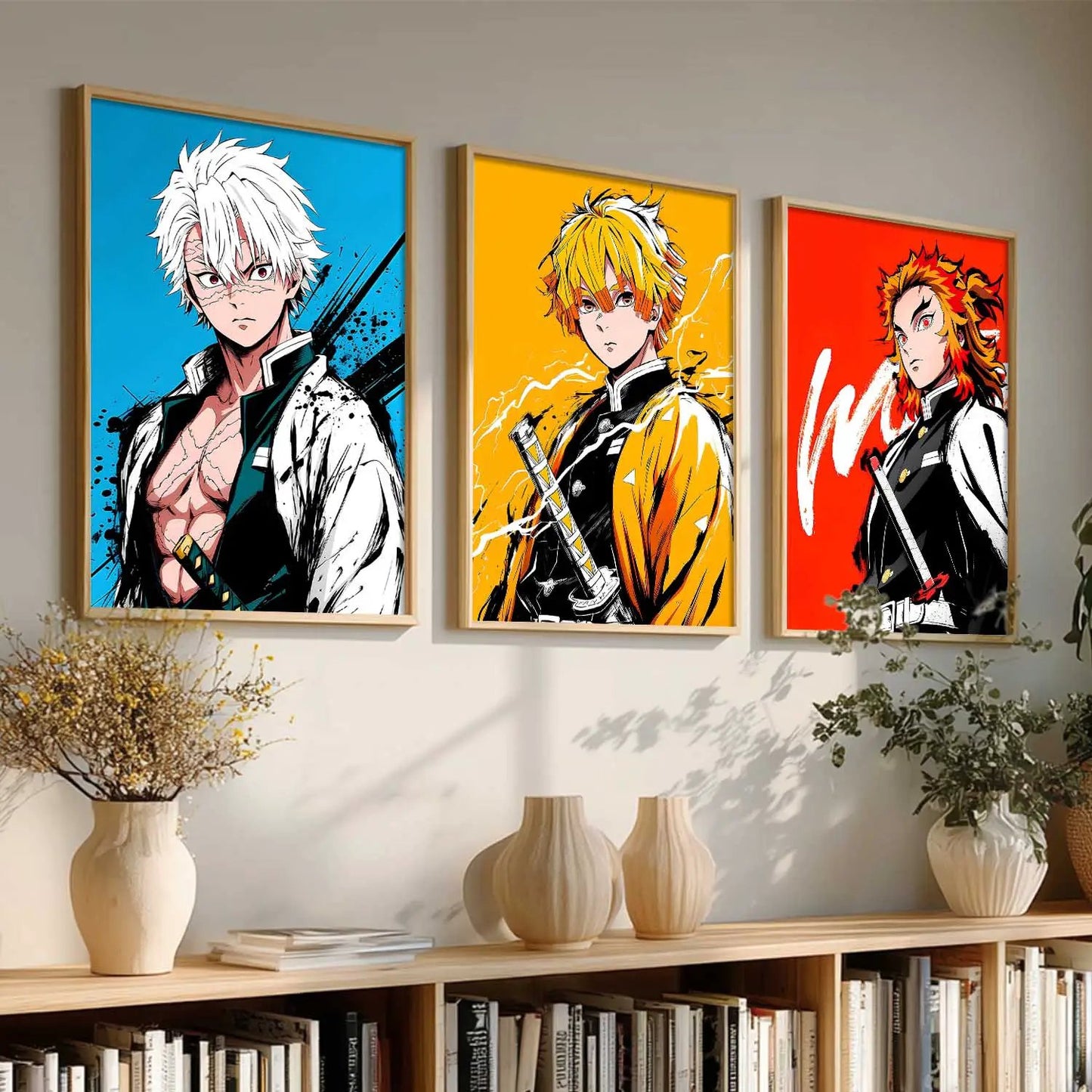 Japanese Anime Wall Art Paintings for Living Room Bedroom
