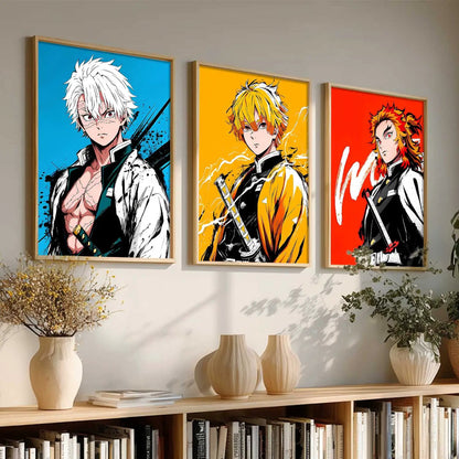 Japanese Anime Wall Art Paintings for Living Room Bedroom