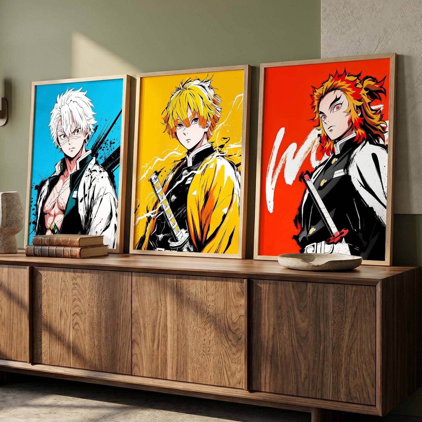 Japanese Anime Wall Art Paintings for Living Room Bedroom