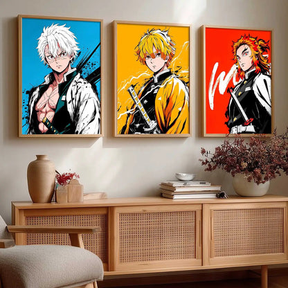Japanese Anime Wall Art Paintings for Living Room Bedroom