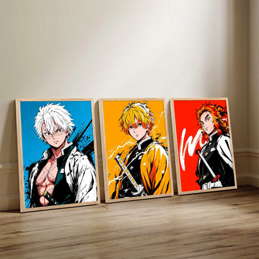 Japanese Anime Wall Art Paintings for Living Room Bedroom