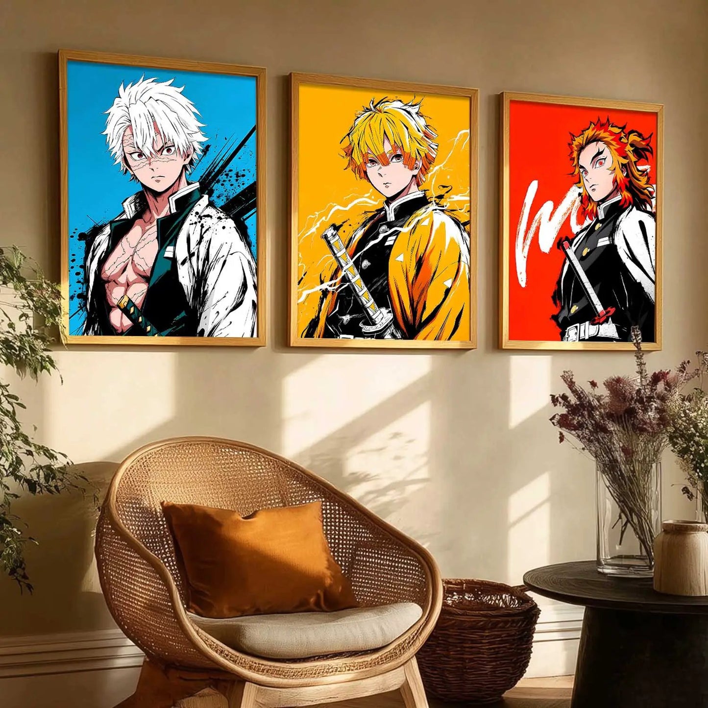 Japanese Anime Wall Art Paintings for Living Room Bedroom