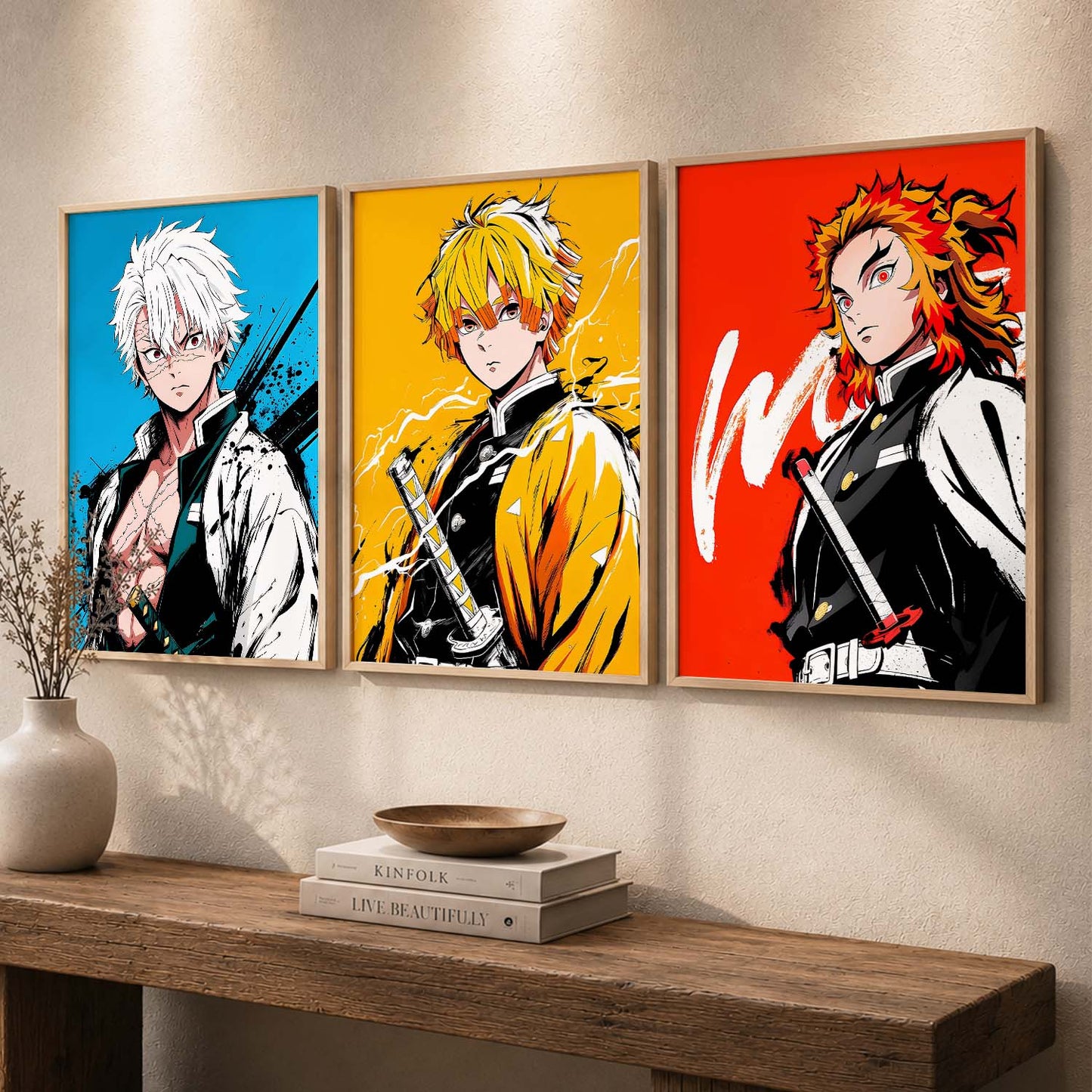 Japanese Anime Wall Art Paintings for Living Room Bedroom