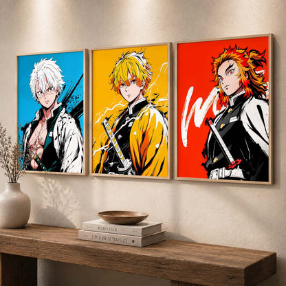 Japanese Anime Wall Art Paintings for Living Room Bedroom