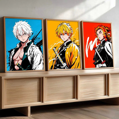 Japanese Anime Wall Art Paintings for Living Room Bedroom