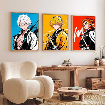 Japanese Anime Wall Art Paintings for Living Room Bedroom