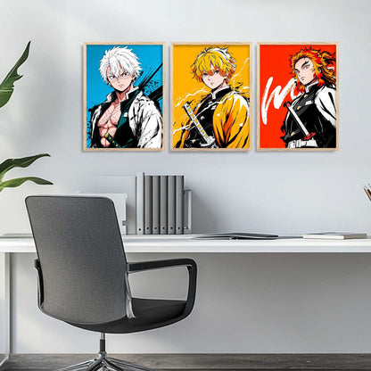Japanese Anime Wall Art Paintings for Living Room Bedroom