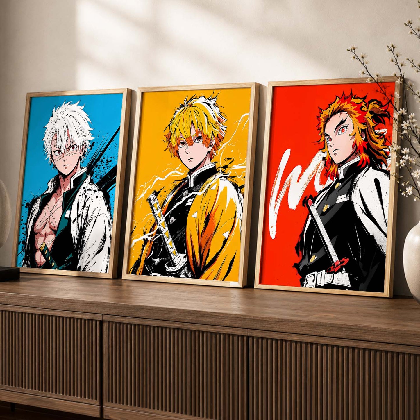 Japanese Anime Wall Art Paintings for Living Room Bedroom