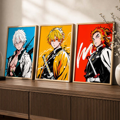 Japanese Anime Wall Art Paintings for Living Room Bedroom