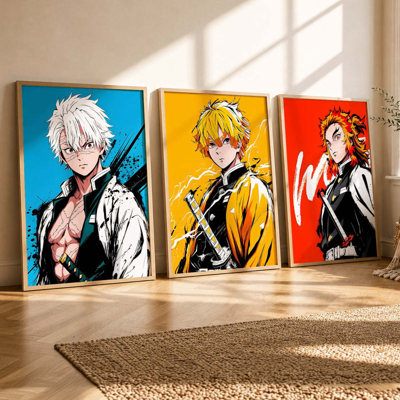 Japanese Anime Wall Art Paintings for Living Room Bedroom