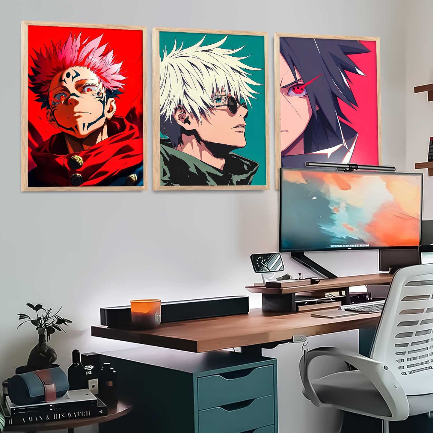 Anime Japanese Wall Art Paintings for Living Room Bedroom