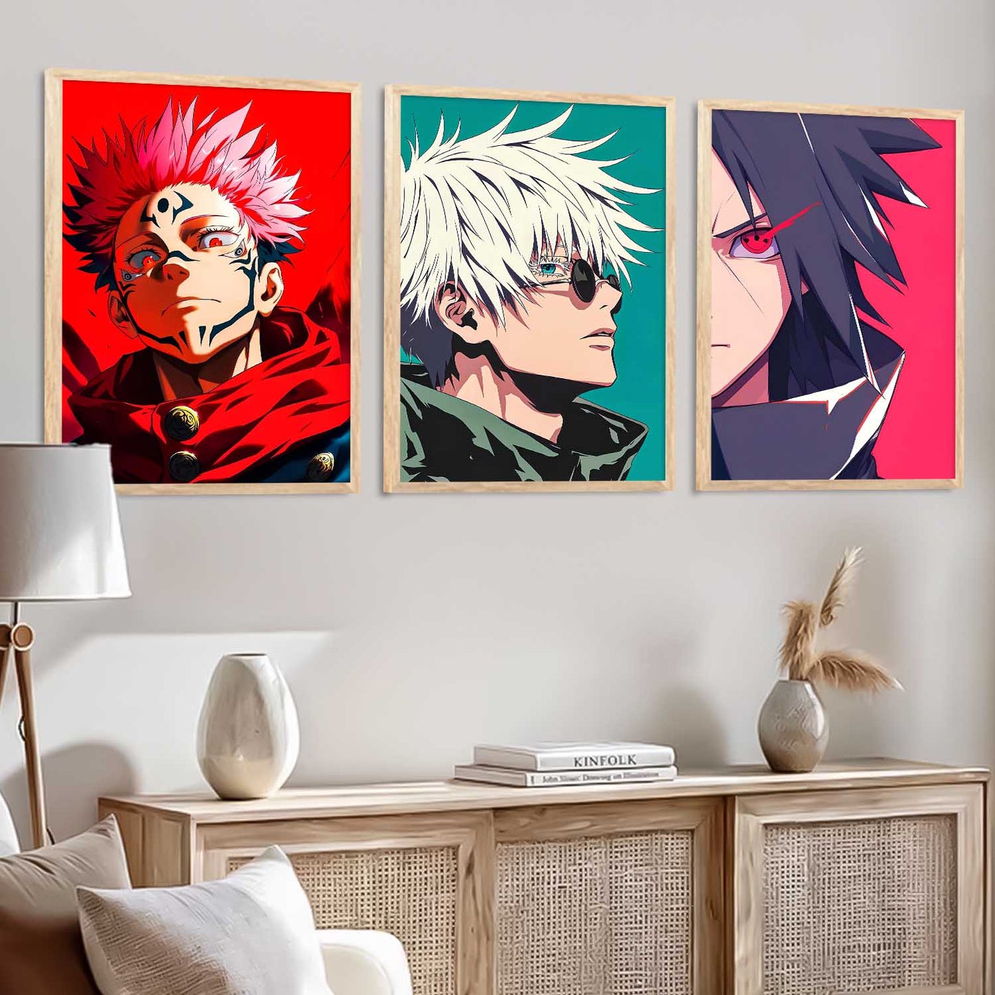 Anime Japanese Wall Art Paintings for Living Room Bedroom
