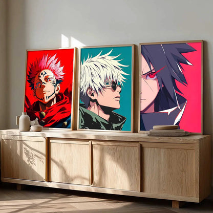Anime Japanese Wall Art Paintings for Living Room Bedroom