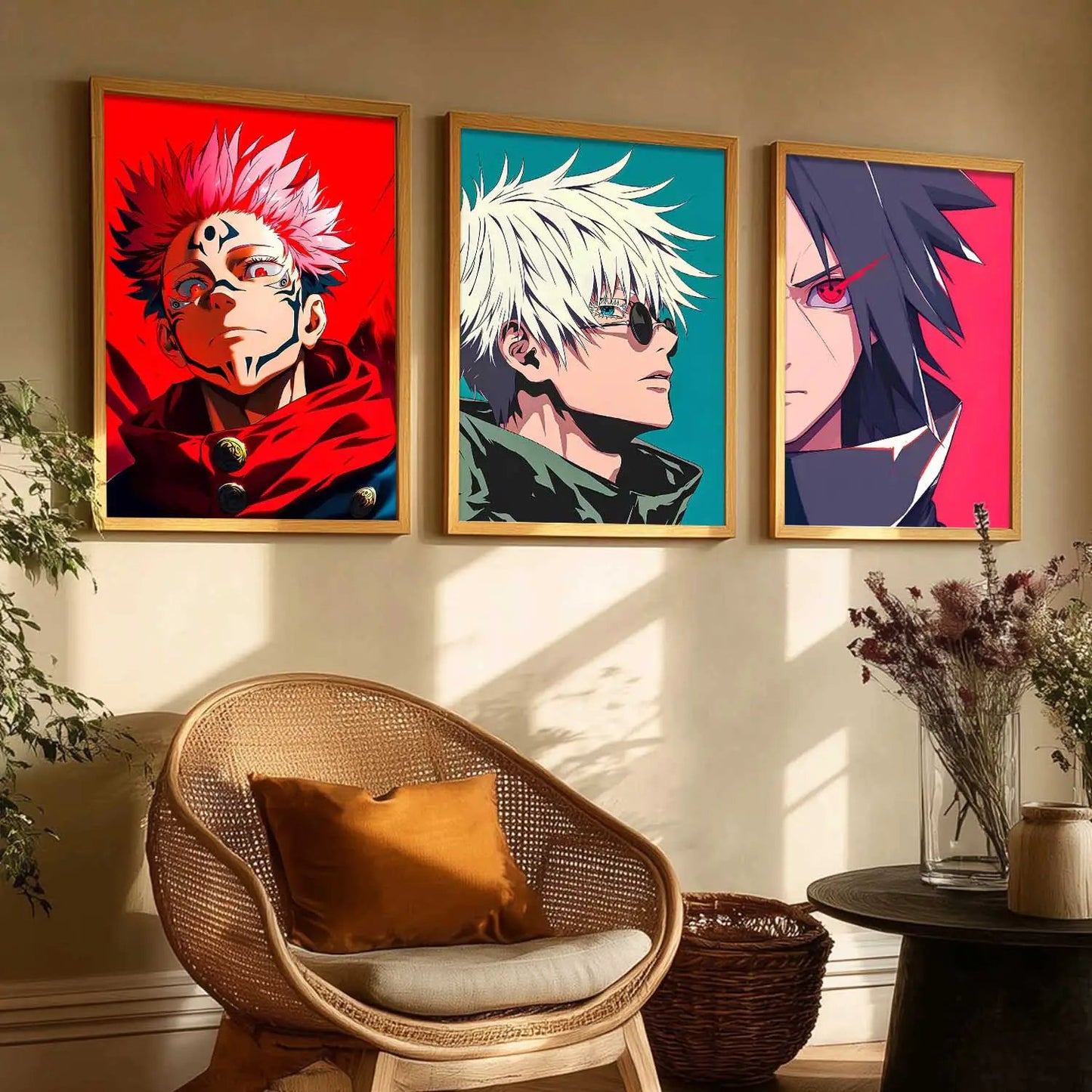 Anime Japanese Wall Art Paintings for Living Room Bedroom