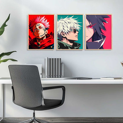 Anime Japanese Wall Art Paintings for Living Room Bedroom