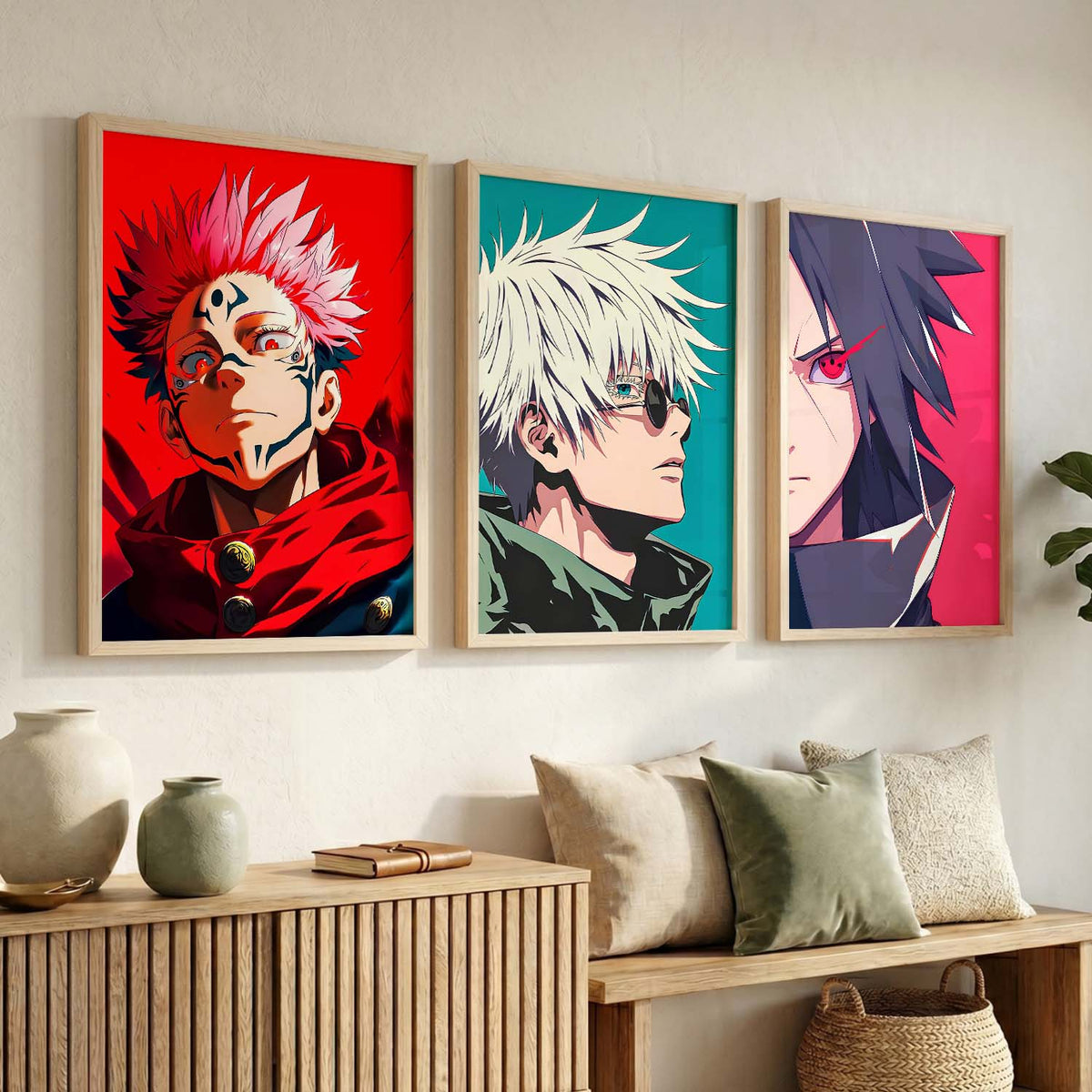 Anime Japanese Wall Art Paintings for Living Room Bedroom