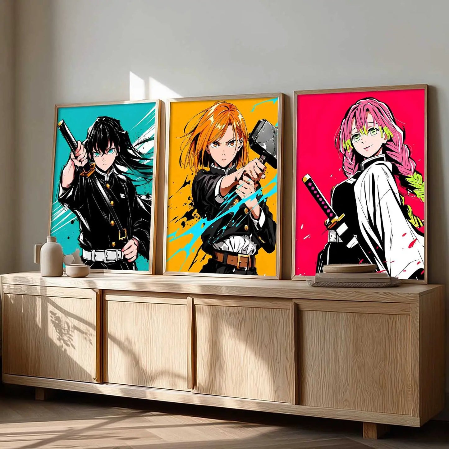 Anime Japanese Wall Art Paintings for Living Room Bedroom