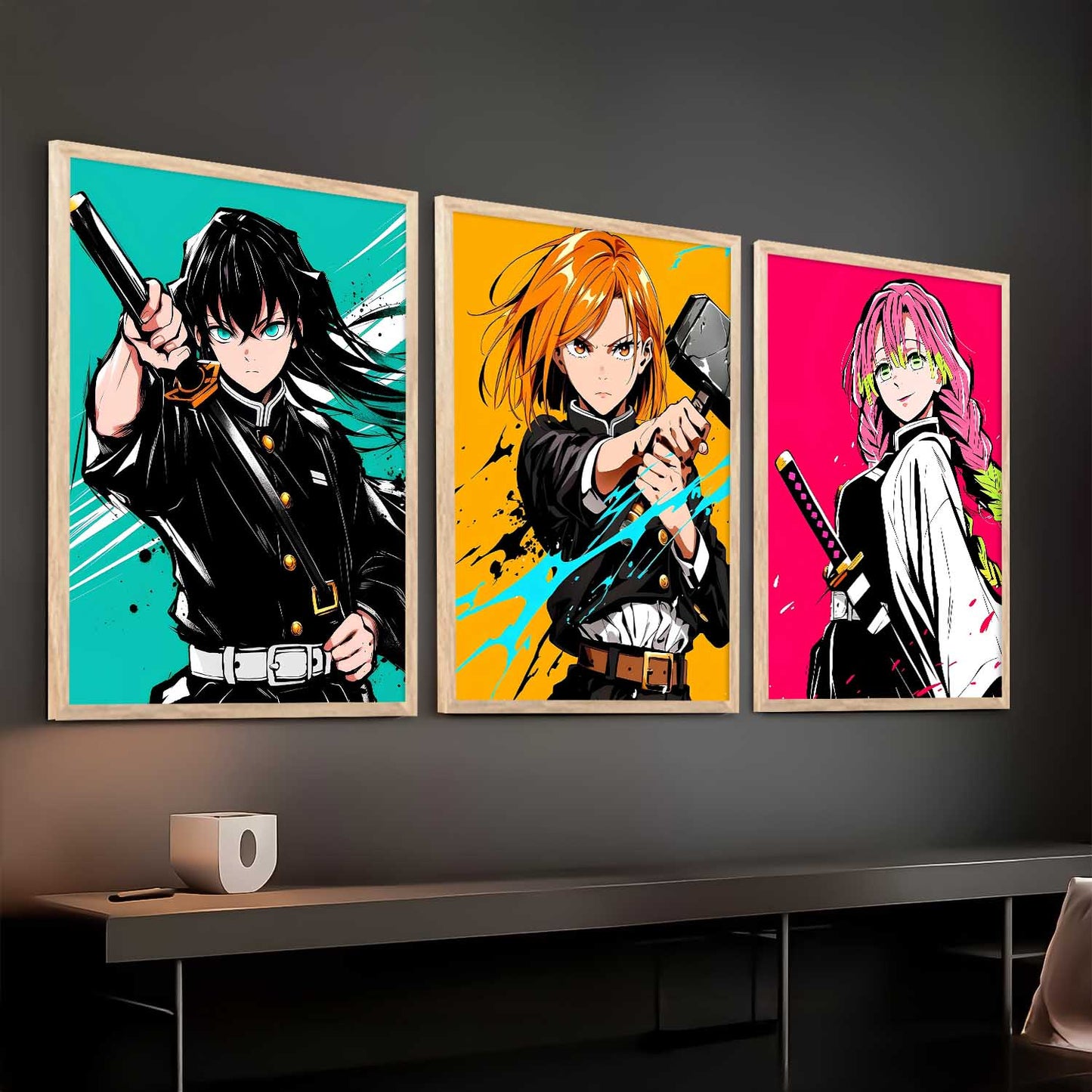 Anime Japanese Wall Art Paintings for Living Room Bedroom