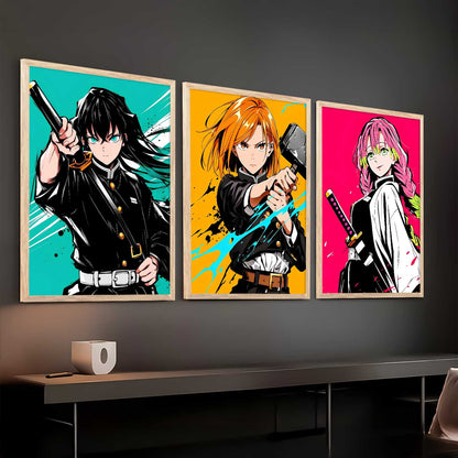 Anime Japanese Wall Art Paintings for Living Room Bedroom