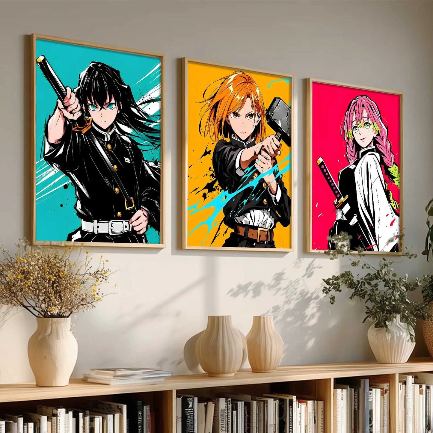 Anime Japanese Wall Art Paintings for Living Room Bedroom