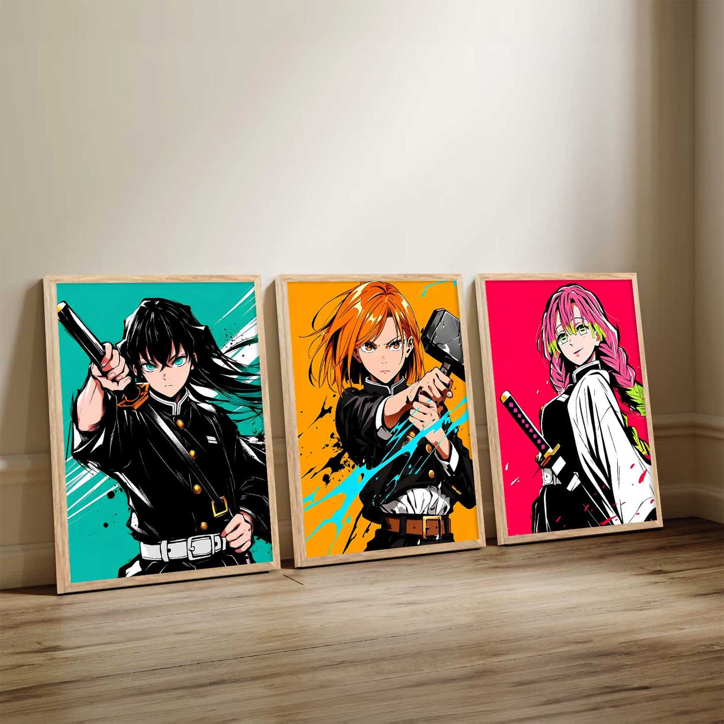 Anime Japanese Wall Art Paintings for Living Room Bedroom