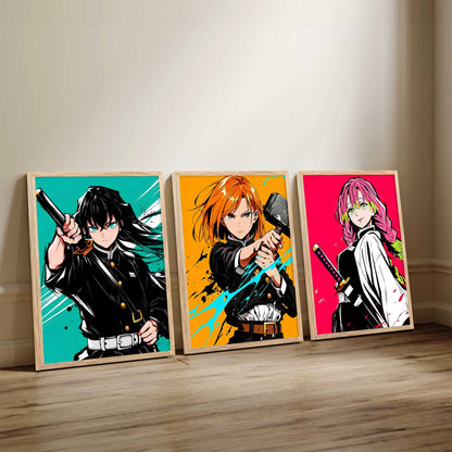 Anime Japanese Wall Art Paintings for Living Room Bedroom