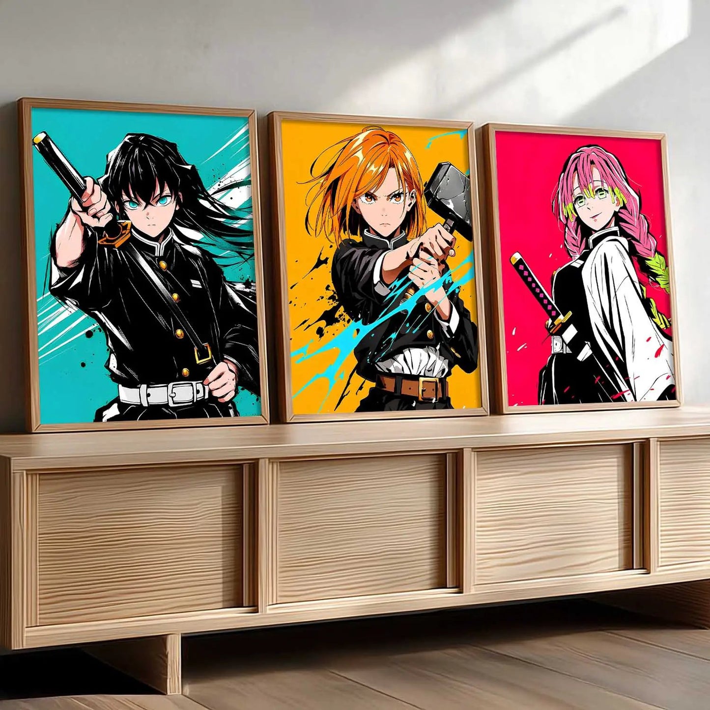 Anime Japanese Wall Art Paintings for Living Room Bedroom