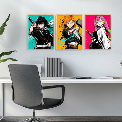 Anime Japanese Wall Art Paintings for Living Room Bedroom